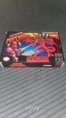 Super Metroid Super Nintendo Snes, 1994 Edition Complète Cib Rare-original- Top