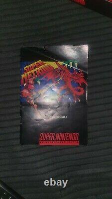 Super Metroid Super Nintendo Snes, 1994 Edition Complète Cib Rare-original- Top