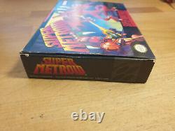 Super Metroid Super Nintendo Snes Ovp Cib Boxed Ntsc