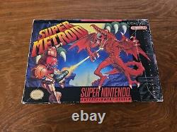 Super Metroid (Système de divertissement Super Nintendo, 1994) SNES CIB Complet