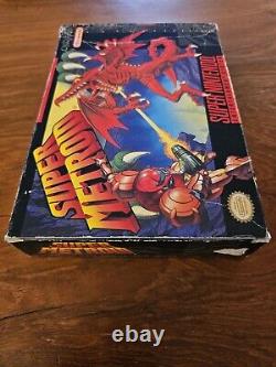 Super Metroid (Système de divertissement Super Nintendo, 1994) SNES CIB Complet