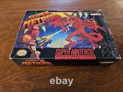 Super Metroid (Système de divertissement Super Nintendo, 1994) SNES CIB Complet