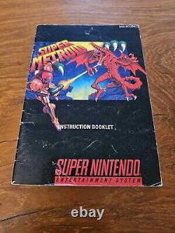 Super Metroid (Système de divertissement Super Nintendo, 1994) SNES CIB Complet