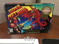 Super Metroid (super Nintendo Entertainment System, 1994) Cib Complète