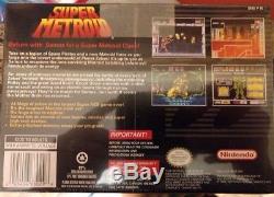 Super Metroid (système De Divertissement Super Nintendo, 1994) Nib Scellé Usine