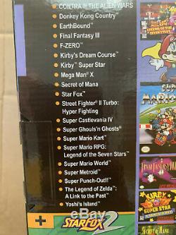 Super Nes Mini Entertainment System Super Nintendo Classique Édition 21 Jeux