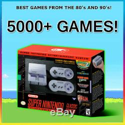 Super Nintendo Classic Edition Snes Mini Avec Plus De 5000 Jeux - Nouveau Rétro