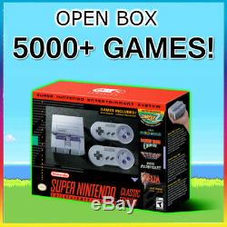 Super Nintendo Classic Edition Snes Mini Avec Plus De 5000 Jeux - Nouveau Rétro Boîte Ouverte