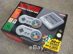Super Nintendo Classic Mini Console De Jeux Vidéo Snes Hd Réalisation Uk Edition Eu New