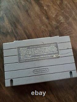 Super Nintendo Console Snes 1 Jeu Goof Contrôleur De Troupe Testé Lire