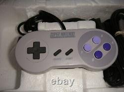 Super Nintendo Console (complete In Box) Snes Cib Super Nes Control Set