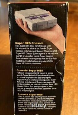 Super Nintendo Entertainment System Classic Edition Mini SNES HDMI 20 Jeux