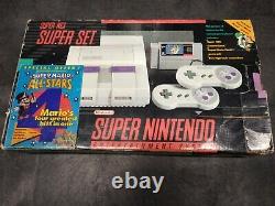 Super Nintendo Entertainment System Mario All Stars Set Cib Complete In Box