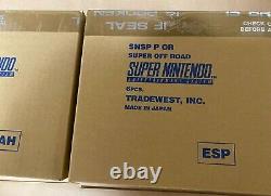 Super Nintendo Entertainment System Pal Combiné Run Sabre Super Off Road