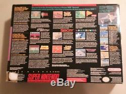 Super Nintendo Entertainment System Set Snes Nes Contrôle Dans L'encadré Testée Works