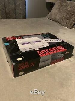 Super Nintendo Entertainment System Snes Dans Box Brand New! + Jeux Inclus