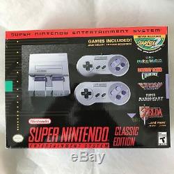 Super Nintendo Entertainment System Snes Édition Classique Mini Modded 810+ Jeux