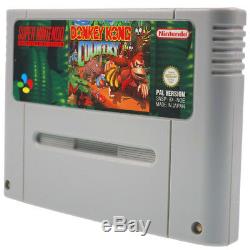 Super Nintendo Jeux 70 Jeux Snes Kart Mondial Donkey Kong Zelda