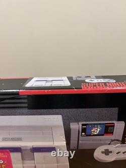 Super Nintendo Mario World All-Stars Console CIB Système SNES Ensemble Dans La Boîte RARE