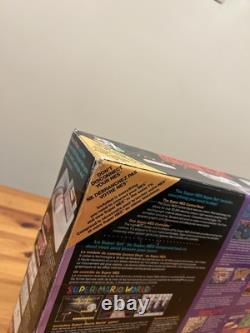 Super Nintendo Mario World All-Stars Console CIB Système SNES Ensemble Dans La Boîte RARE