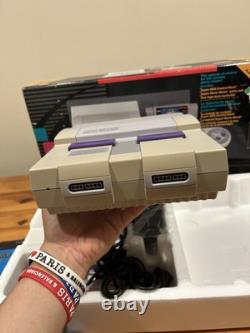 Super Nintendo Mario World All-Stars Console CIB Système SNES Ensemble Dans La Boîte RARE