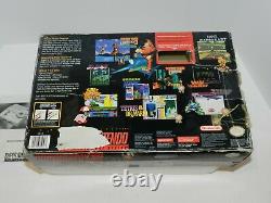 Super Nintendo Mini Compact Original System Console Complete In Box Snes Cib