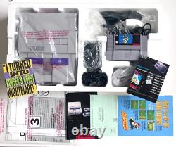 Super Nintendo NES SNES Super Set SNS-001 Complet en Boîte + SIM CITY