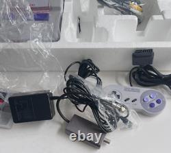 Super Nintendo NES SNES Super Set SNS-001 Complet en Boîte + SIM CITY