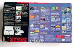 Super Nintendo NES SNES Super Set SNS-001 Complet en Boîte + SIM CITY
