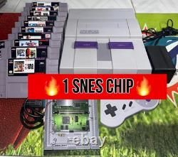 Super Nintendo SNES 1CHIP-01 SNES UN3 Authentique Testé Fonctionnel Livraison Gratuite Rapide