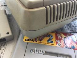 Super Nintendo SNES 60Hz PAL et NTSC en vrac sans bundle de commutation Lot 6 jeux
