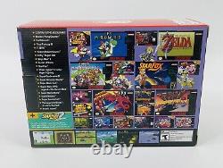 Super Nintendo SNES Classic Edition chargée de nombreux jeux LIRE LA DESCRIPTION