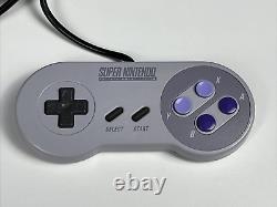 Super Nintendo SNES Console originale SNES-001 avec manette, câbles (fonctionnels)