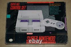 Super Nintendo SNES Ensemble de contrôle Système Console NEUF Dans la boîte #203