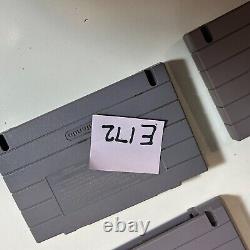 Super Nintendo SNES Jr, 3 manettes testées avec 4 jeux. Paperboy 2, etc. E172.