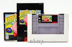 Super Nintendo SNES Kirby Dream Land 3 Boîte de jeu vidéo & manuel King Dedede 1997