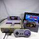 Super Nintendo Snes + Manette + 4 Jeux + Câbles (sns-001) TestÉ Fonctionnel