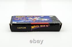 Super Nintendo SNES Mega Man X 2 Jeu vidéo, boîte et manuel Capcom 1995 X-Hunters