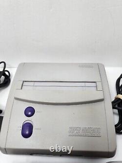 Super Nintendo SNES Mini Jr. Système Bundle avec Jeux 1 Manette Testée