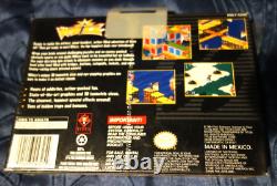 Super Nintendo SNES NTSC US Whizz Neuf & Scellé d'Usine (principalement)