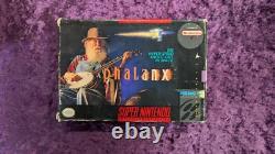 Super Nintendo SNES Phalanx Complet dans la Boîte