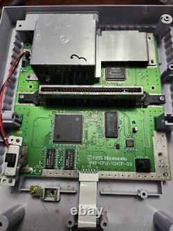 Super Nintendo SNES SNS-001 RARE Version 1 Chip-03 Testé Fonctionnel Tel Quel Où Il Se Trouve