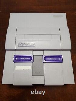 Super Nintendo SNES SNS-001 RARE Version 1 Chip-03 Testé Fonctionnel Tel Quel Où Il Se Trouve