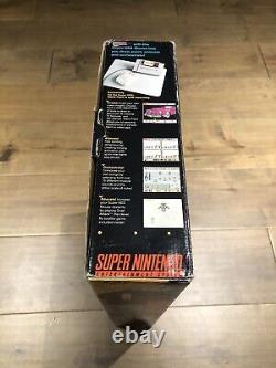 Super Nintendo SNES Super Set Complet dans la boîte Bundle CIB ! Testé ! Lire la description