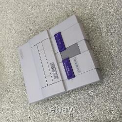 Super Nintendo SNES Super Set INCOMPLET avec boîte d'origine et polystyrène TESTÉ Lire