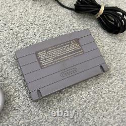 Super Nintendo SNES Super Set INCOMPLET avec boîte d'origine et polystyrène TESTÉ Lire