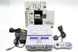 Super Nintendo SNES Système Complet Gris SNS-001 1991 Testé Jeux Rétro Japon