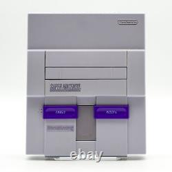 Super Nintendo SNES Système Complet Gris SNS-001 1991 Testé Jeux Rétro Japon