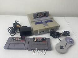 Super Nintendo SNES Système Console Bundle Lot Contrôleur Officiel OEM SNS-001