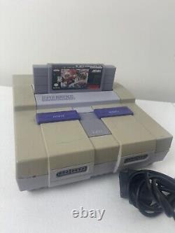 Super Nintendo SNES Système Console Bundle Lot Contrôleur Officiel OEM SNS-001